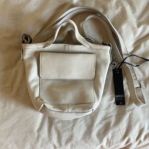 Latico Mick Leather Crossbody - Oat